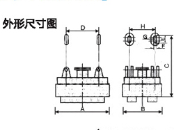 MW12系列吊运双层小钢坯用电磁铁