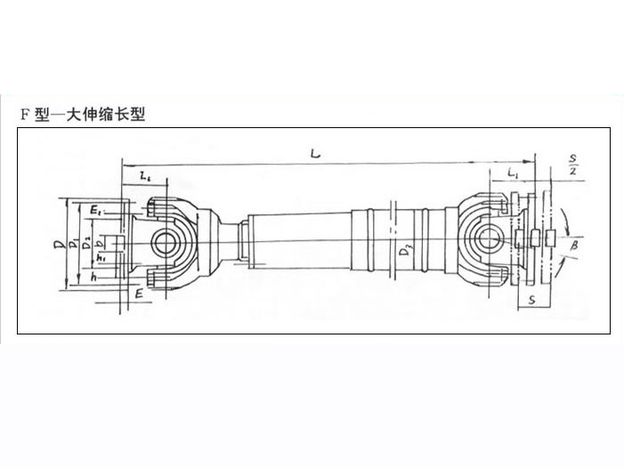 SWP-F型大伸缩单型万向联轴器